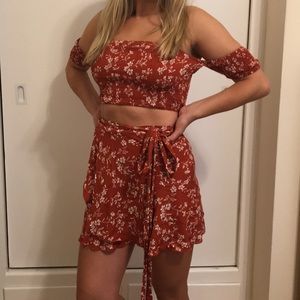 Reverse Orange Two-Piece set